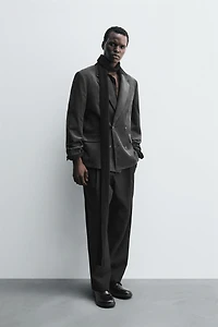 CORDUROY DOUBLE BREASTED BLAZER