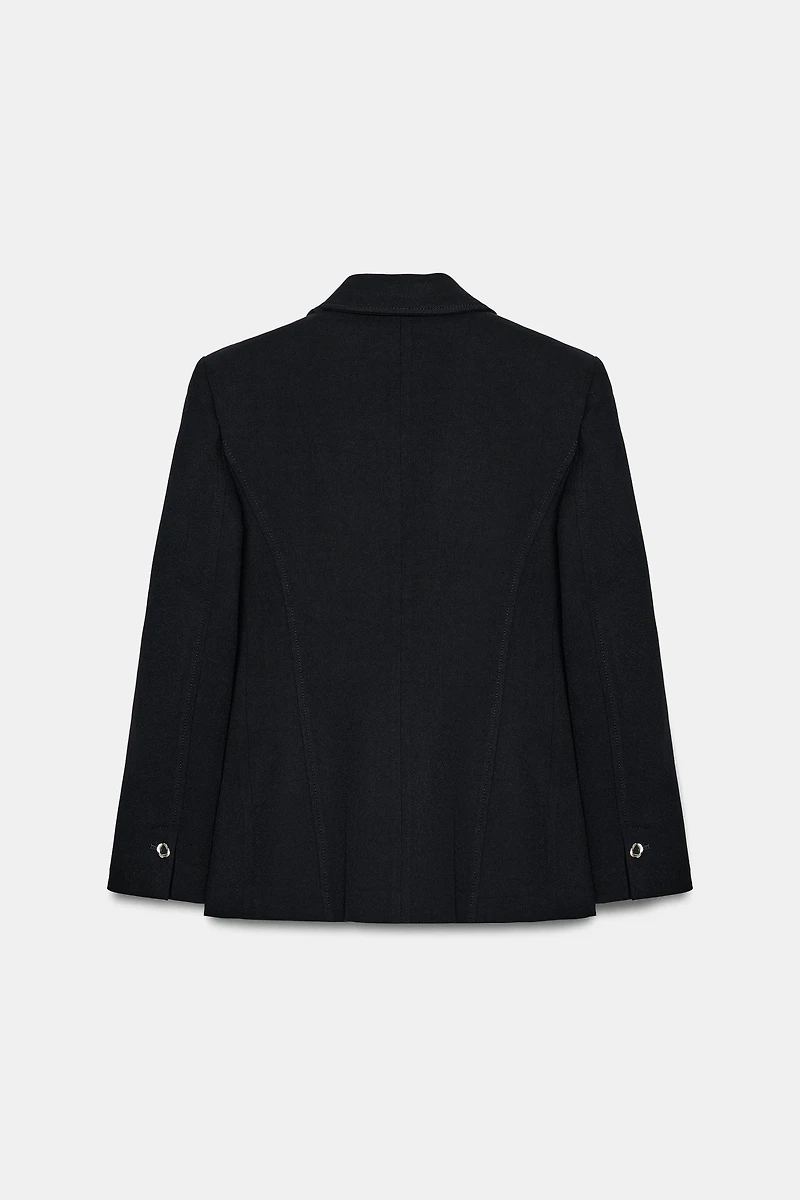 TAILORED SHOULDER PAD BLAZER