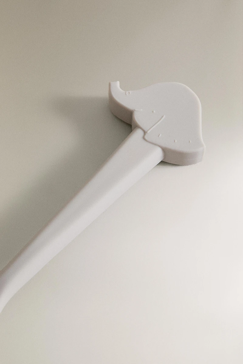 CHILDREN'S SILICONE ELEPHANT SPOON