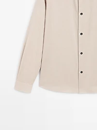 Regular fit corduroy overshirt