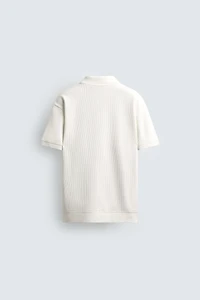 VERTICAL TEXTURED POLO
