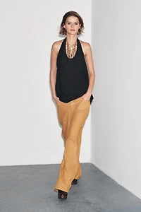 ZW COLLECTION FLOWY HALTER TOP