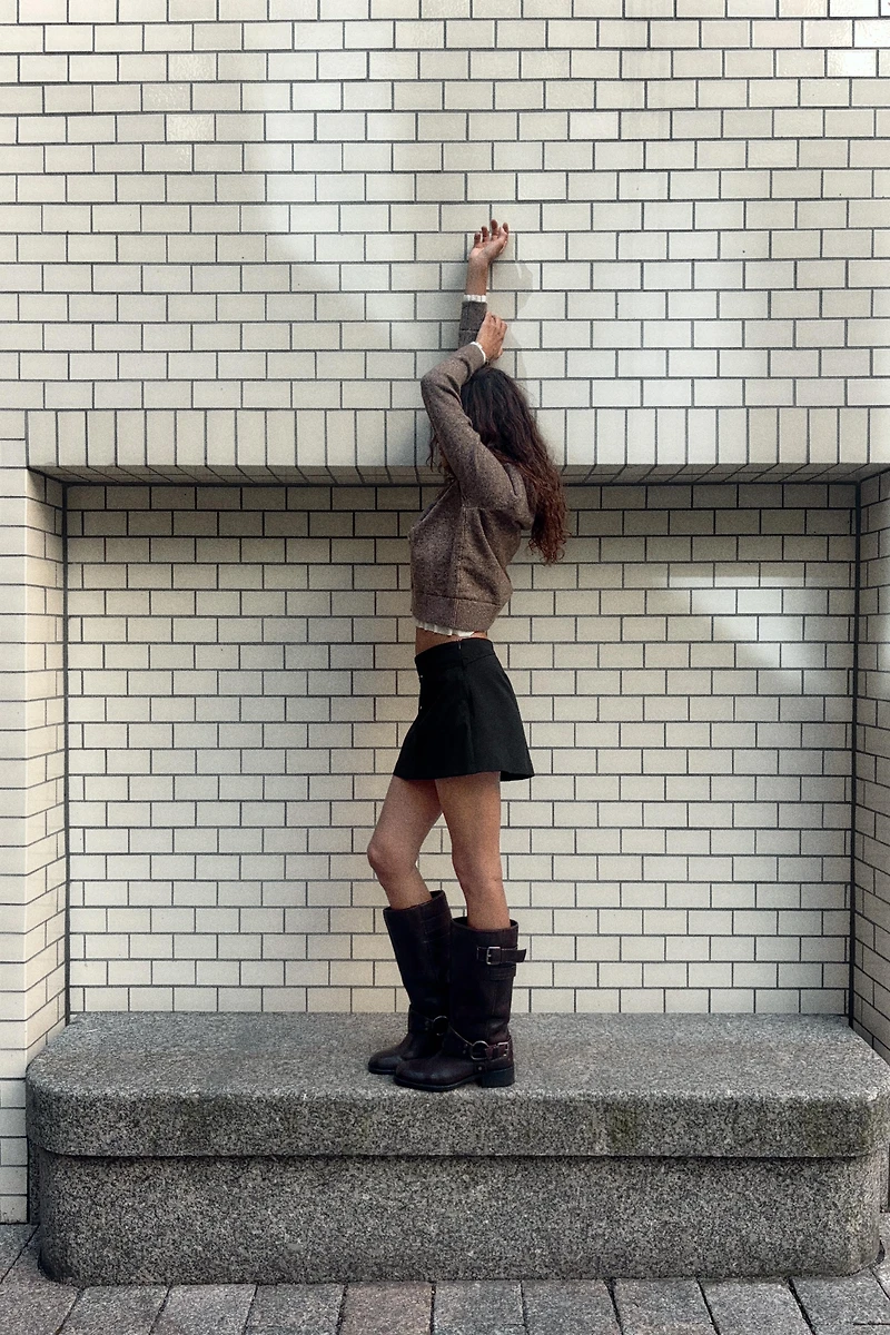 BELTED SKORT