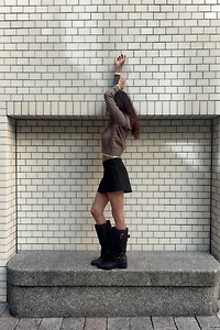 BELTED SKORT