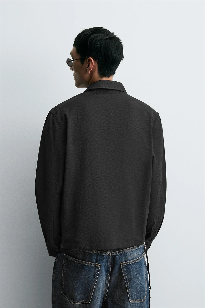 GEOMETRIC JACQUARD SHIRT