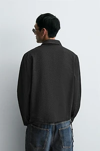 GEOMETRIC JACQUARD SHIRT