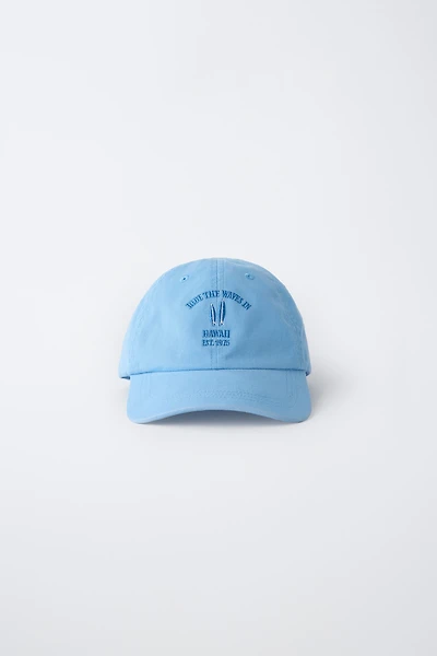 EMBROIDERED WASHED EFFECT CAP