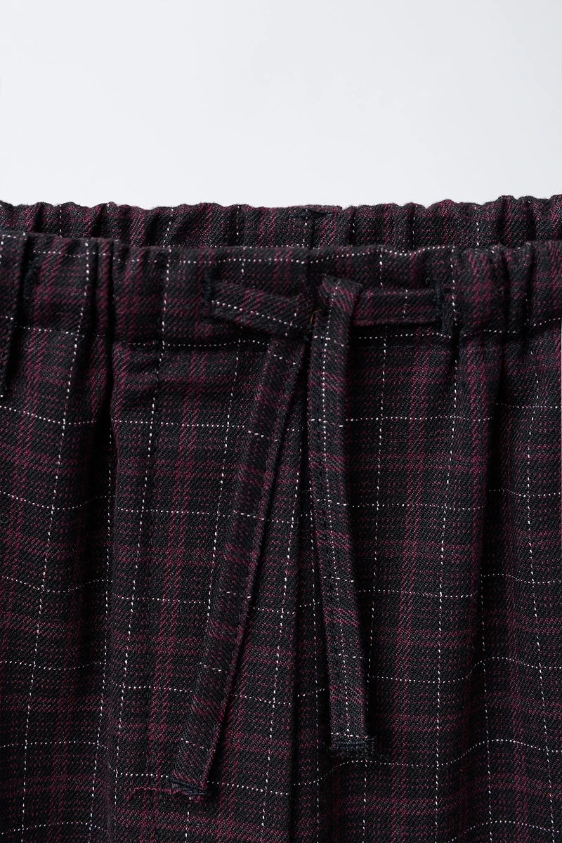 PLAID PANTS