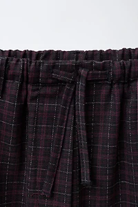 PLAID PANTS
