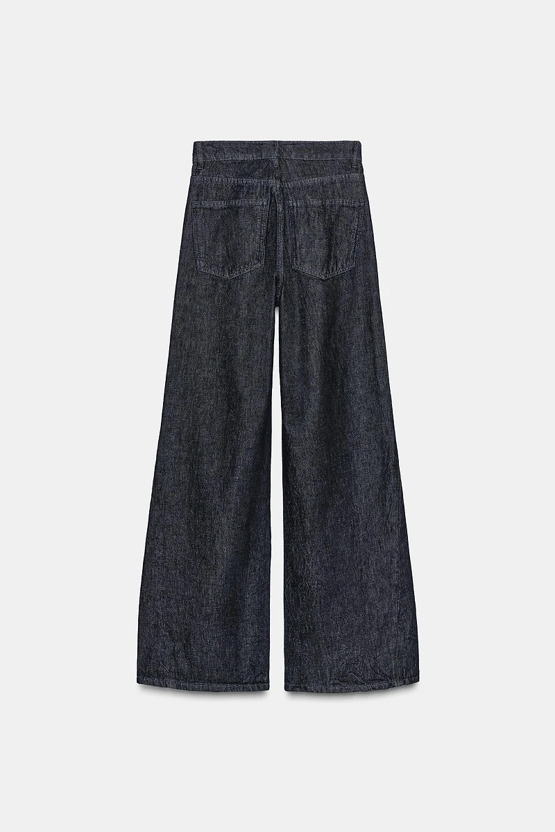 ZW COLLECTION WIDE LEG HIGH WAIST JEANS