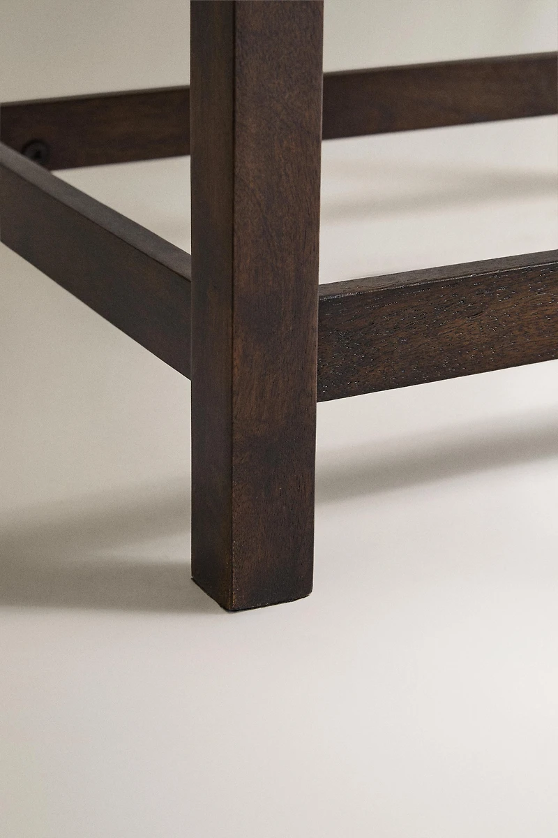 WOODEN SIDE TABLE