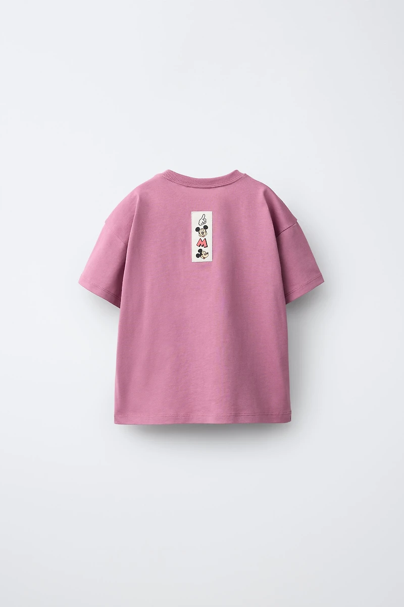 EMBROIDERED MICKEY MOUSE © DISNEY T-SHIRT