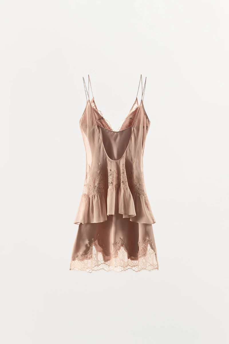 DOUBLE COMBINATION LACE DRESS