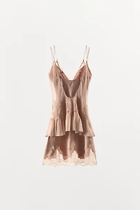 DOUBLE COMBINATION LACE DRESS