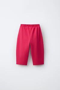 HEART POCKET BARREL PIQUÉ PANTS