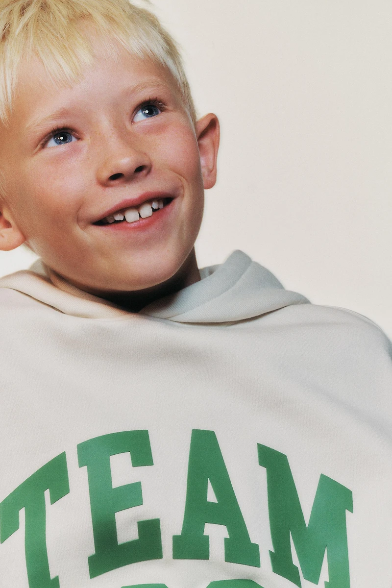 JOGGING HOODIE SWEATSHIRT WITH TEXT