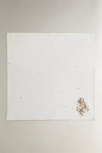 ARIES EMBROIDERED LINEN NAPKIN | MARISA BERENSON