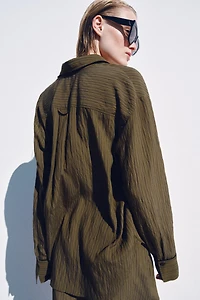 ZW COLLECTION FLOWY STRIPED SHIRT