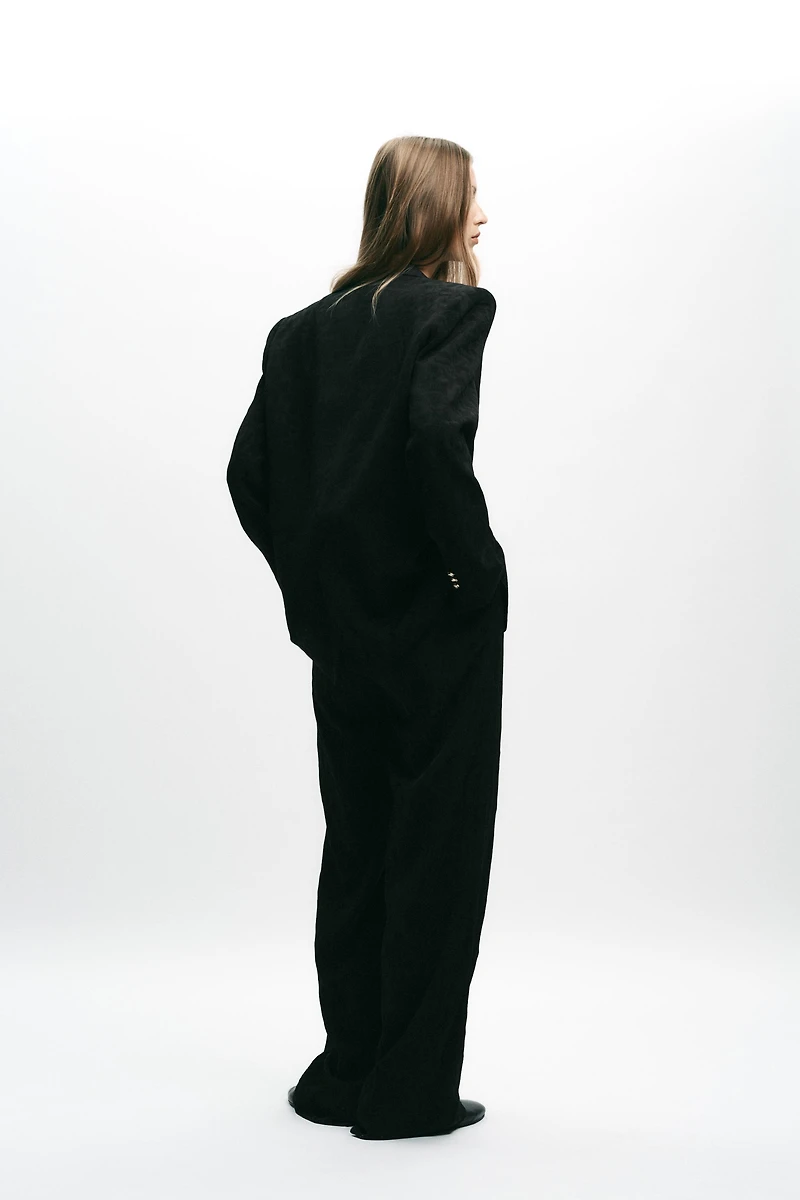 BLAZER JACQUARD ÉPAULETTES