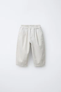 PANTALON BAGGY À RAYURES