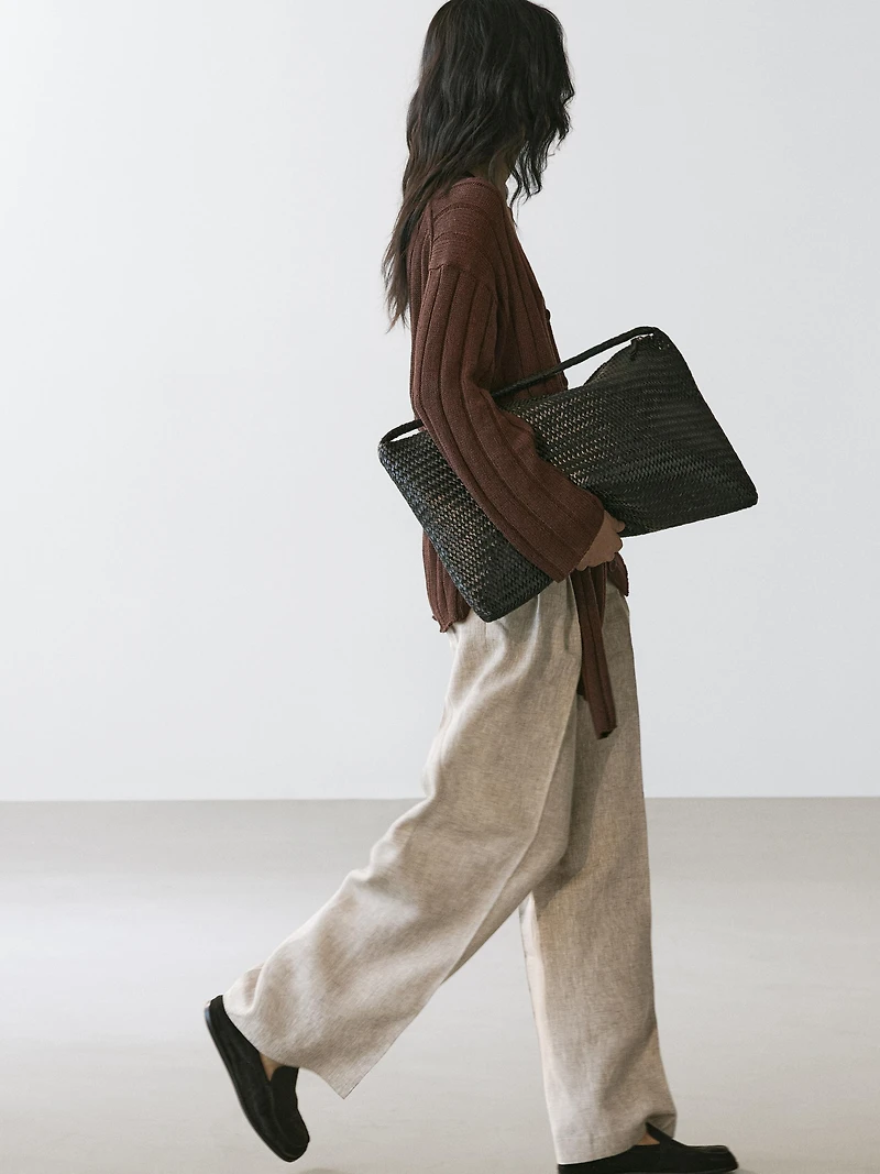Pantalon de costume en lin