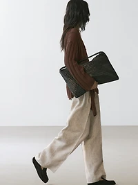 Pantalon de costume en lin