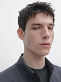 Regular fit cotton shirt