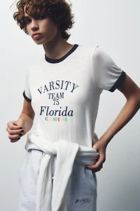 FLAMÉ TEXT T-SHIRT