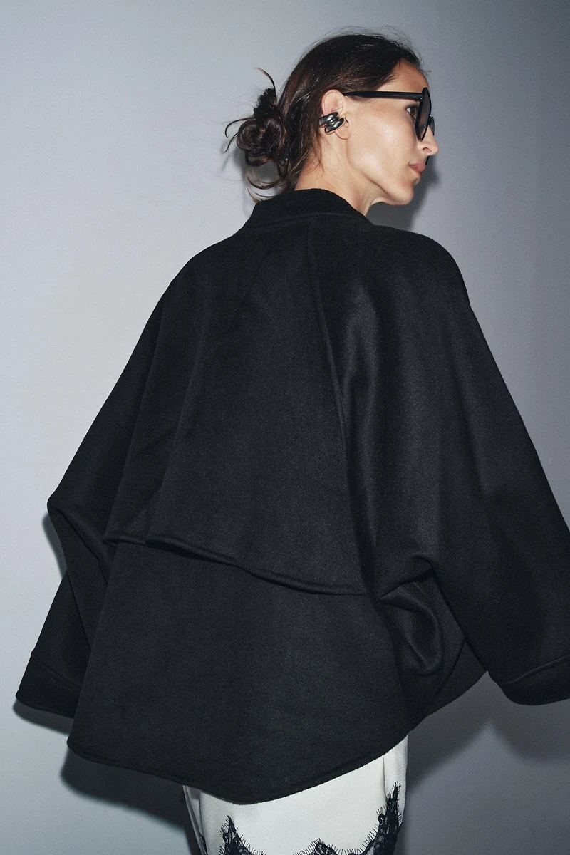 ZW COLLECTION WOOL JACKET WITH ZIP