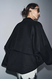 ZW COLLECTION WOOL JACKET WITH ZIP