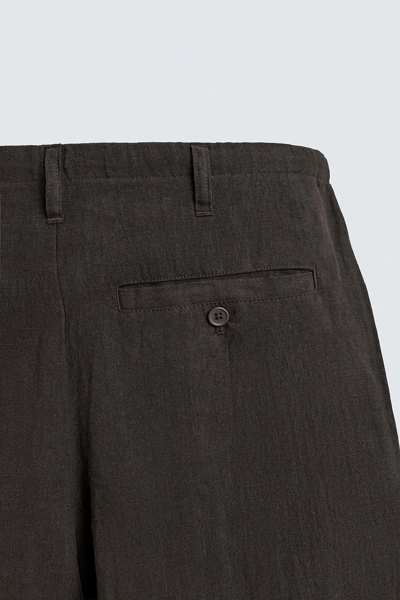 PANTALON RELAXED FIT 100% LIN