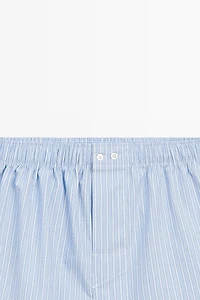 100% cotton striped boxers
