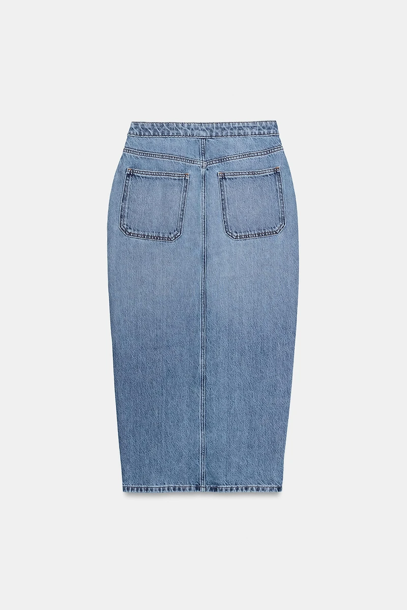 Z1975 WRAP DENIM SKIRT