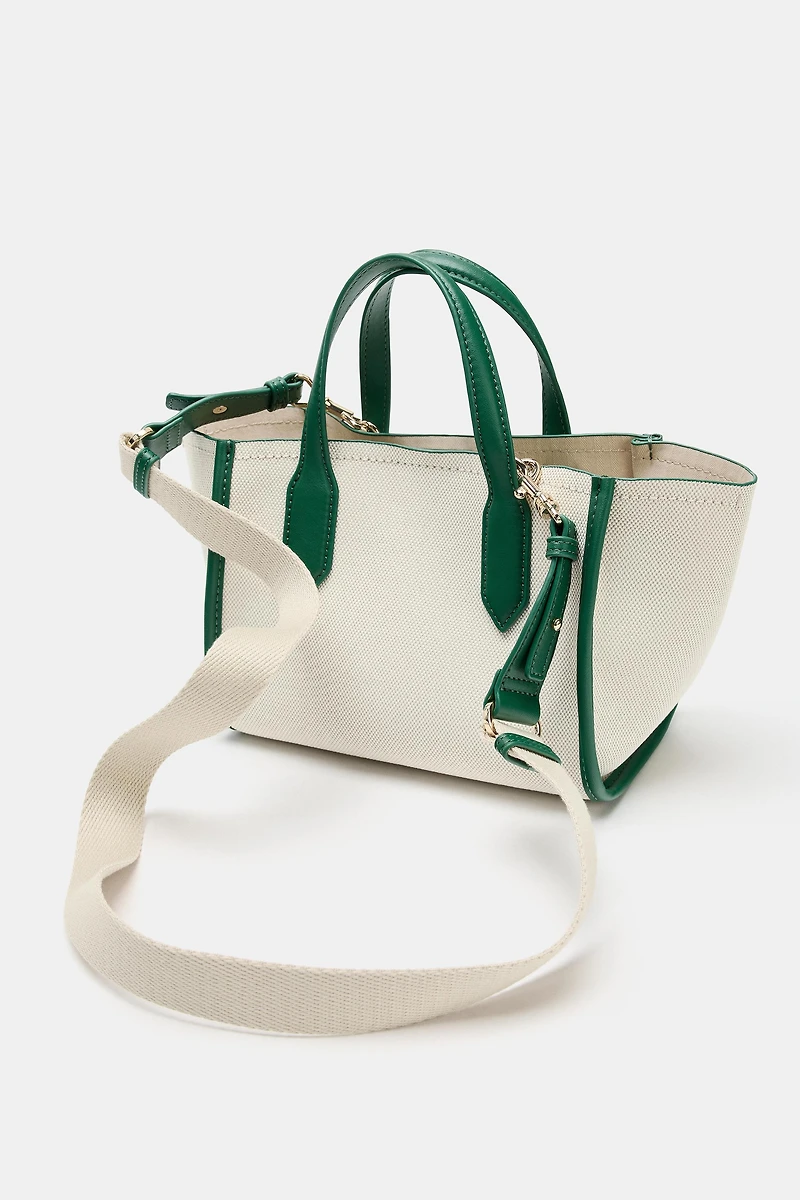 CANVAS MINI SHOPPER BAG