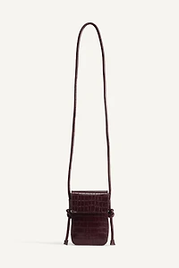 LIMITED EDITION EMBOSSED LEATHER CROSSBODY BAG