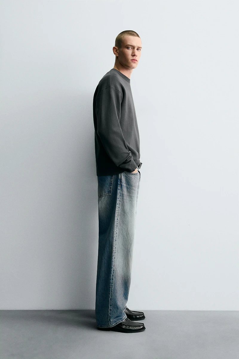 SOFT TEXTURED KNIT SWEATER