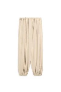 Silk blend total look sarouel trousers - LIMITED EDITION