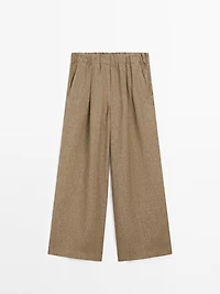 Pantalon fluide 100 % lin