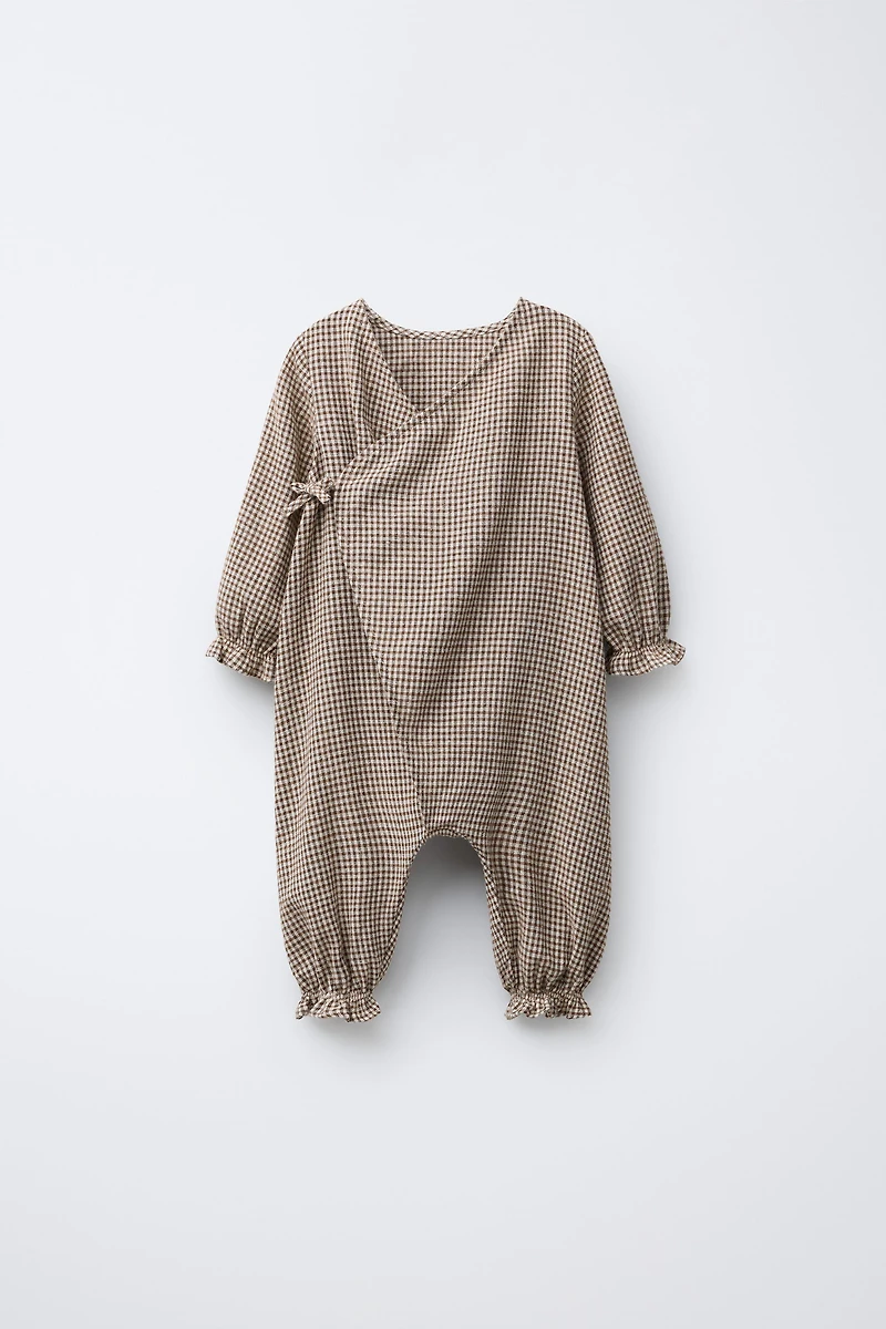 PLAID ROMPER