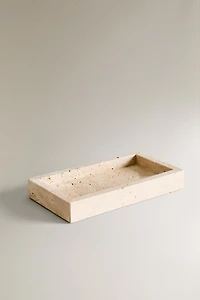 BEIGE MARBLE BATHROOM SOAP DISH