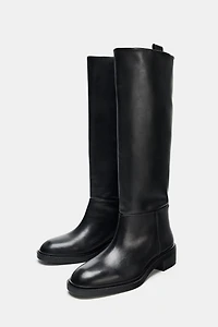 BOTTES D'ÉQUITATION EN CUIR