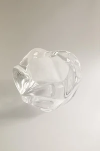 PORTE-BOUGIE VERRE ÉPAIS