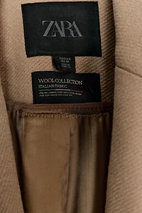 ZW COLLECTION WOOL BLEND BELTED COAT