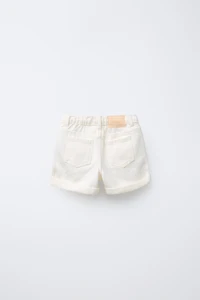 EMBROIDERED FLORAL HIGH WAIST DENIM SHORTS