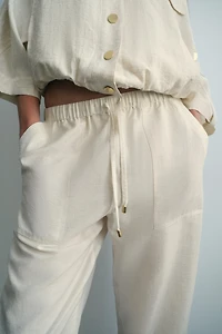 ELASTIC WAISTBAND PANTS