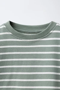 TWO-PACK OF SOLID AND STRIPED T-SHIRTS