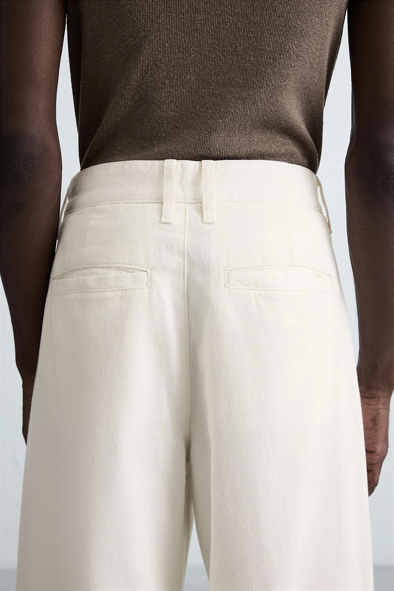 COTTON HEMP CHINO PANTS
