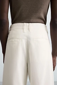 COTTON HEMP CHINO PANTS