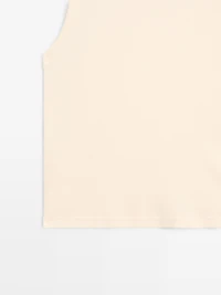 Débardeur col rond 100 % coton