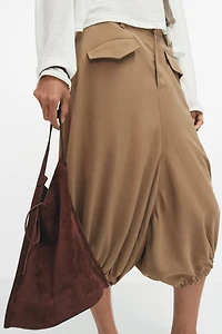 SAC PLAT EN CUIR À NOEUD